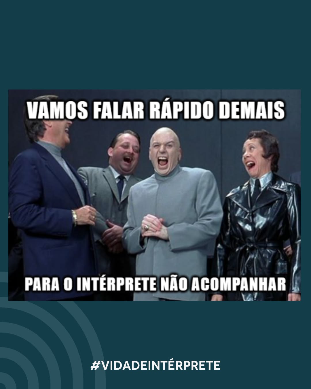 🎧💬 Quando o palestrante decide correr uma maratona… de palavras!
Só quem é intérprete sabe o frio na barriga quando o ritmo acelera 😅
#Intérprete #IntérpreteDeConferência #Intérpretes #VidaDeIntérprete #InterpreterMeme