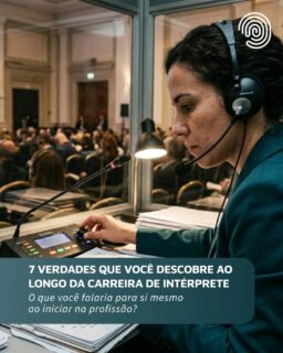 Se você pudesse voltar no tempo e ter uma conversa franca consigo mesmo antes da primeira cabine, a lista de conselhos provavelmente seria longa. Aqui estão algumas verdades trazidas pela experiência: 

1. Você não é um dicionário ambulante. Intérpretes não sabem tudo, eles pesquisam tudo. Nossa maior habilidade não é ter todas as palavras guardadas, mas saber onde encontrá-las e como estudá-las. 

2. Administrar a carreira é tão importante quanto estar na cabine interpretando. Ser um excelente intérprete é apenas metade do caminho. A outra metade é tocar o negócio. Marketing, networking, finanças e postura comercial são competências essenciais. 

3. Cobrar pouco não fideliza clientes, só atrai problemas. Existe uma armadilha perigosa no início: o medo de perder trabalho pelo preço. Mas aprenda rápido: o seu valor deve refletir seu esforço, sua bagagem, sua formação profissional, o investimento que você faz em si mesmo e as horas que você passa estudando antes de cada evento. 

4. Os limites são o seu escudo. Dizer "não" é um ato de preservação. Impor limites protege não só a sua saúde e sanidade, mas a sua reputação. Aceitar tudo a qualquer custo é o caminho mais rápido para o burnout e para uma entrega abaixo da sua capacidade.

5. A parte humana é o maior desafio. Oradores difíceis, prazos irreais e a eterna luta para receber material de apoio antes do evento. Esses desafios nos deixam fortes e ensinam, na prática, que os limites mencionados no item anterior são inegociáveis.

6. A técnica é apenas o ponto de partida. No início, a gente se concentra desesperadamente na tradução exata das palavras. Com o tempo, você descobre que ser intérprete é, em grande parte, ser capaz de analisar o contexto, de administrar crises e tomar a melhor decisão em questão de segundos. 

7. O estudo nunca termina. Você sabia que precisaria estudar para os eventos, mas não tinha dimensão da profundidade. Ser intérprete é ser um "eterno aprendiz de tudo".