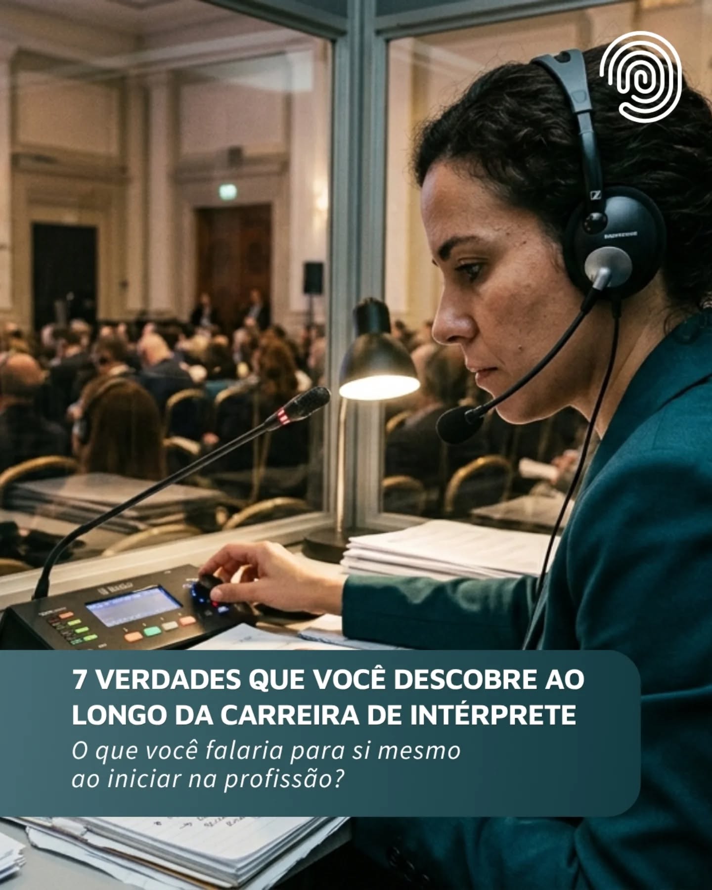 Se você pudesse voltar no tempo e ter uma conversa franca consigo mesmo antes da primeira cabine, a lista de conselhos provavelmente seria longa. Aqui estão algumas verdades trazidas pela experiência: 

1. Você não é um dicionário ambulante. Intérpretes não sabem tudo, eles pesquisam tudo. Nossa maior habilidade não é ter todas as palavras guardadas, mas saber onde encontrá-las e como estudá-las. 

2. Administrar a carreira é tão importante quanto estar na cabine interpretando. Ser um excelente intérprete é apenas metade do caminho. A outra metade é tocar o negócio. Marketing, networking, finanças e postura comercial são competências essenciais. 

3. Cobrar pouco não fideliza clientes, só atrai problemas. Existe uma armadilha perigosa no início: o medo de perder trabalho pelo preço. Mas aprenda rápido: o seu valor deve refletir seu esforço, sua bagagem, sua formação profissional, o investimento que você faz em si mesmo e as horas que você passa estudando antes de cada evento. 

4. Os limites são o seu escudo. Dizer "não" é um ato de preservação. Impor limites protege não só a sua saúde e sanidade, mas a sua reputação. Aceitar tudo a qualquer custo é o caminho mais rápido para o burnout e para uma entrega abaixo da sua capacidade.

5. A parte humana é o maior desafio. Oradores difíceis, prazos irreais e a eterna luta para receber material de apoio antes do evento. Esses desafios nos deixam fortes e ensinam, na prática, que os limites mencionados no item anterior são inegociáveis.

6. A técnica é apenas o ponto de partida. No início, a gente se concentra desesperadamente na tradução exata das palavras. Com o tempo, você descobre que ser intérprete é, em grande parte, ser capaz de analisar o contexto, de administrar crises e tomar a melhor decisão em questão de segundos. 

7. O estudo nunca termina. Você sabia que precisaria estudar para os eventos, mas não tinha dimensão da profundidade. Ser intérprete é ser um "eterno aprendiz de tudo".