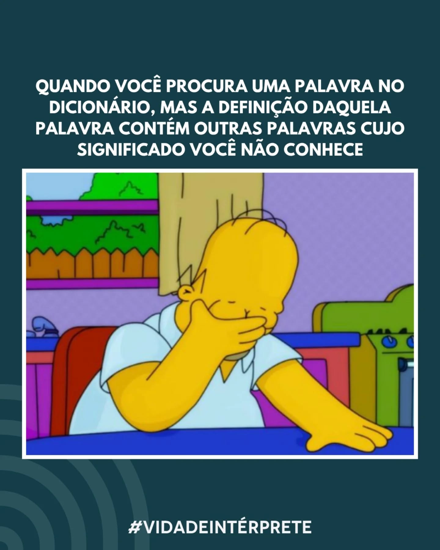 Vida de um intérprete é estudo contínuo! E sim: muitas vezes acontece de, em vez de aprender apenas um novo termo, a gente aprender ainda mais. 😁

#Intérprete #IntérpreteDeConferência #Intérpretes #VidaDeIntérprete #InterpreterMeme