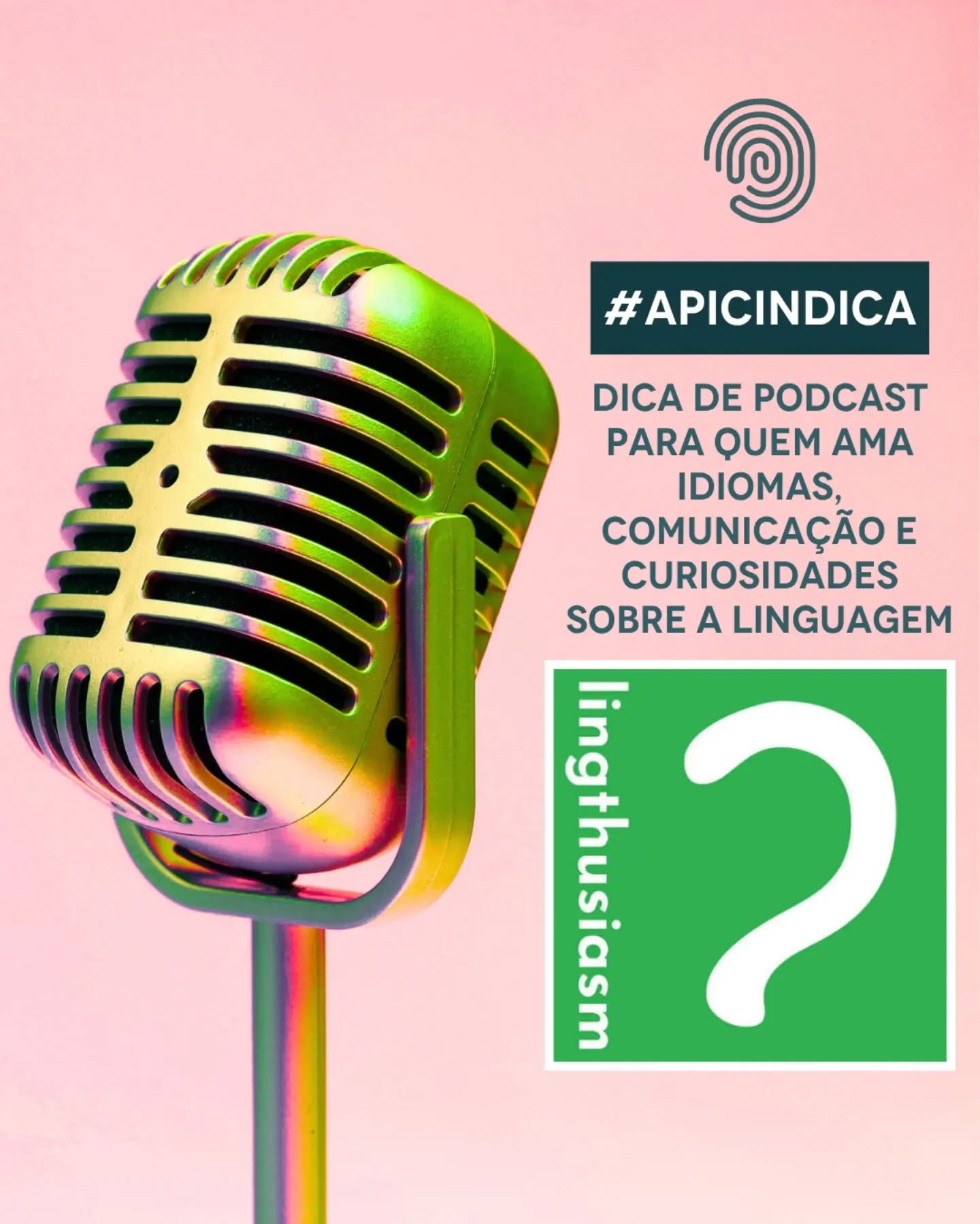 Lingthusiasm é um dos podcasts mais reconhecidos internacionalmente sobre linguística, apresentado pelas linguistas Lauren Gawne e Gretchen McCulloch.
Com uma abordagem acessível e ao mesmo tempo aprofundada, o podcast explora a ciência por trás da linguagem e mostra como ela influencia a forma como pensamos, nos comunicamos e nos relacionamos.
Os episódios passeiam por temas como estrutura das línguas, fonética, variação linguística, sotaques, evolução dos idiomas, linguagem na internet e até fenômenos modernos como a comunicação por emojis.
Já conhecia esse podcast? Tem algum para indicar? Comente abaixo!