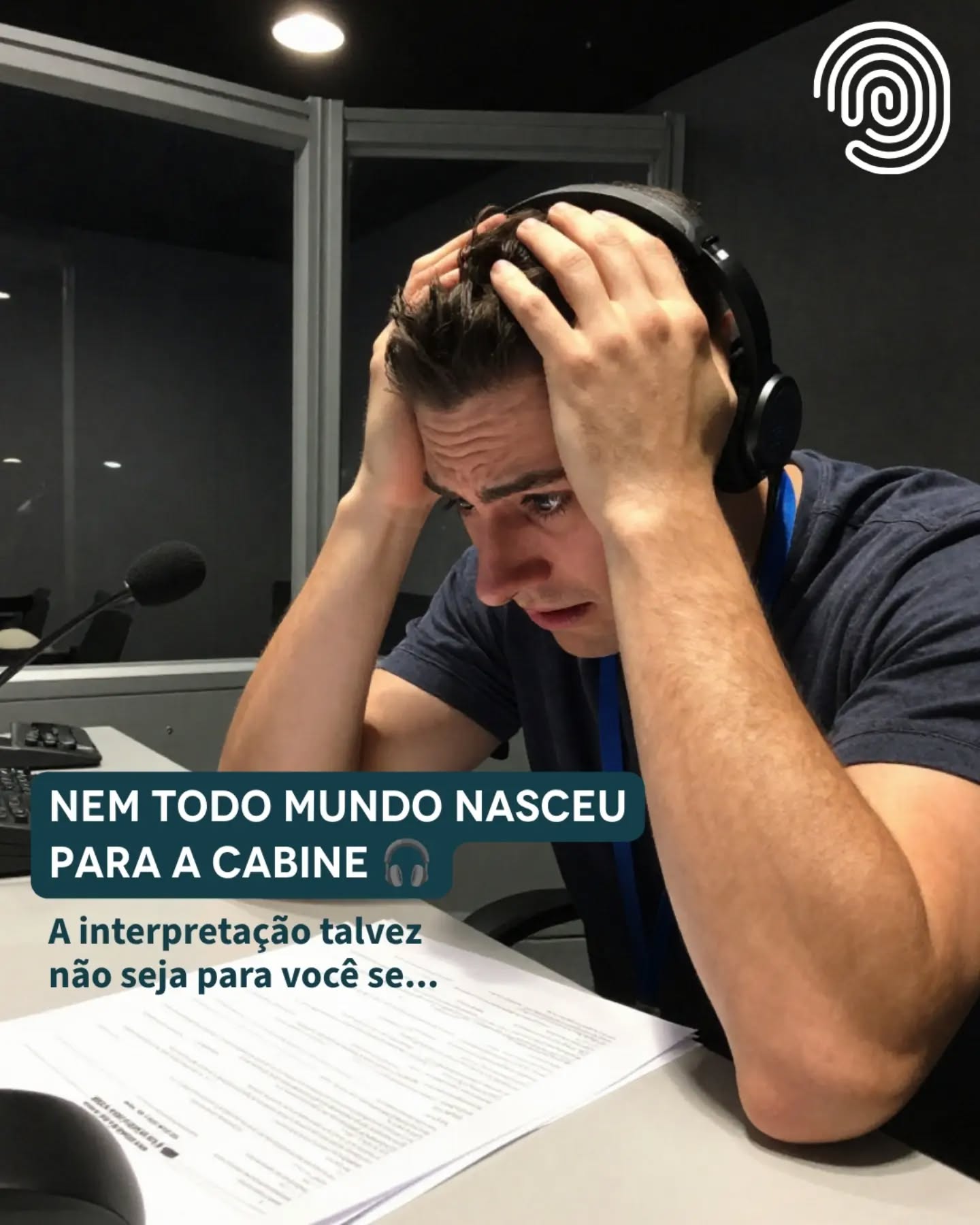 Muita gente imagina que ser intérprete de conferências significa apenas falar dois ou mais idiomas. Mas a verdade é que a profissão exige um conjunto de características que nem todo mundo possui - e tudo bem.
A interpretação talvez não seja para você se...

…você gosta de rotina.

Na vida de um intérprete, nenhum dia é igual ao outro. Nenhum evento é igual ao outro. Hoje você pode estar acompanhando uma conferência médica. Amanhã, um festival de cinema africano. Na semana seguinte, um congresso sobre energia eólica, moda ou agricultura.
Quem busca previsibilidade não vai se sentir confortável.

…você acha que já sabe o suficiente.

Os melhores intérpretes são justamente os que não param de aprender. A profissão exige curiosidade constante e humildade para reconhecer que sempre haverá um novo tema, uma nova terminologia ou um novo contexto para estudar.

…você não gosta de estudar.

Simples assim. Por trás de cada hora de interpretação existem muitas horas de preparação, pesquisa, leitura e construção de glossários. A cabine recompensa os curiosos.

…você gosta de controlar a situação.

O palestrante pode acelerar. O áudio pode não estar perfeito. Uma pergunta inesperada pode surgir. A interpretação exige adaptação constante e capacidade de tomar decisões em frações de segundo.

…você é excessivamente perfeccionista.

Parece contraditório, mas é verdade. O intérprete busca excelência, não perfeição. Em uma atividade realizada em tempo real, ficar preso à frase perfeita pode significar perder a próxima informação importante.

…você gosta de trabalhar sozinho.

Mesmo quando apenas uma voz está sendo ouvida pelo público, existe um trabalho de equipe acontecendo dentro da cabine. Os intérpretes se ajudam, compartilham informações, anotam termos e se apoiam mutuamente durante todo o evento.

…você não lida bem com pressão.

Porque haverá pressão. Às vezes o palestrante fala rápido. Às vezes o assunto é extremamente técnico. Às vezes as duas coisas acontecem ao mesmo tempo. E a interpretação tem que continuar.

A interpretação de conferências não é para qualquer um. Mas para quem gosta de aprender, se desafiar e construir pontes entre pessoas, poucas profissões são tã
