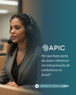 A cabine de interpretação pode parecer um ambiente isolado, mas a nossa trajetória profissional não precisa ser.

Ser um intérprete associado à APIC vai muito além de ter o seu nome em um guia de profissionais. Significa fazer parte ativamente da história e do desenvolvimento da interpretação de conferência no Brasil. É estar lado a lado com quem define os padrões de excelência técnica, ética e de condições de trabalho no nosso mercado.
Se você busca valorizar a sua história na profissão, ampliar a sua rede de contatos com colegas experientes e contar com a chancela da maior autoridade do setor no país, o seu lugar é aqui.

A associação está de portas abertas para novos talentos e profissionais experientes que compartilham do nosso amor pela precisão da linguagem e pelo respeito à categoria. 

Acesse o nosso portal para entender as diferentes categorias de associação (como Associados Ativos, Agregados ou em Formação) e confira os documentos necessários para fazer a sua solicitação.

Estamos esperando por você!

👉 Estudante ou profissional da área? Una-se à comunidade que define os padrões de excelência da nossa profissão. Saiba como se associar em: https://apic.org.br/pt/associar-se/

#APIC #InterpretaçãoDeConferências #Intérpretes