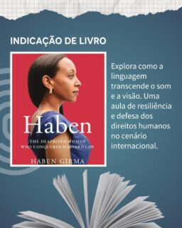 Para quem trabalha garantindo que a comunicação aconteça em todas as suas formas, a história de Haben Girma é uma leitura transformadora e indispensável.
Primeira pessoa surdocega a se formar na Faculdade de Direito de Harvard, Haben é advogada, ativista dos direitos das pessoas com deficiência e defensora da acessibilidade universal.
Nesta tocante autobiografia, ela compartilha sua trajetória de superação, e mostra que a curiosidade, a empatia e a tecnologia de assistência podem construir pontes onde antes existiam muros.
Uma obra essencial para expandir sobre o significado de dar voz e acesso a todas as pessoas!
Já conhecia a história de Haben Girma? Salve o post para colocar na sua lista de leituras! 👇